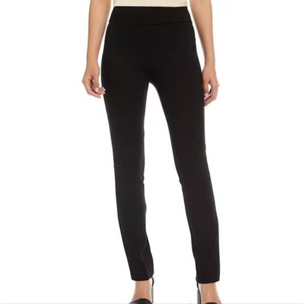 Karen Kane Black MoleSkin Super Soft Stretchy Wide Leg Pull On Pants Size Medium
